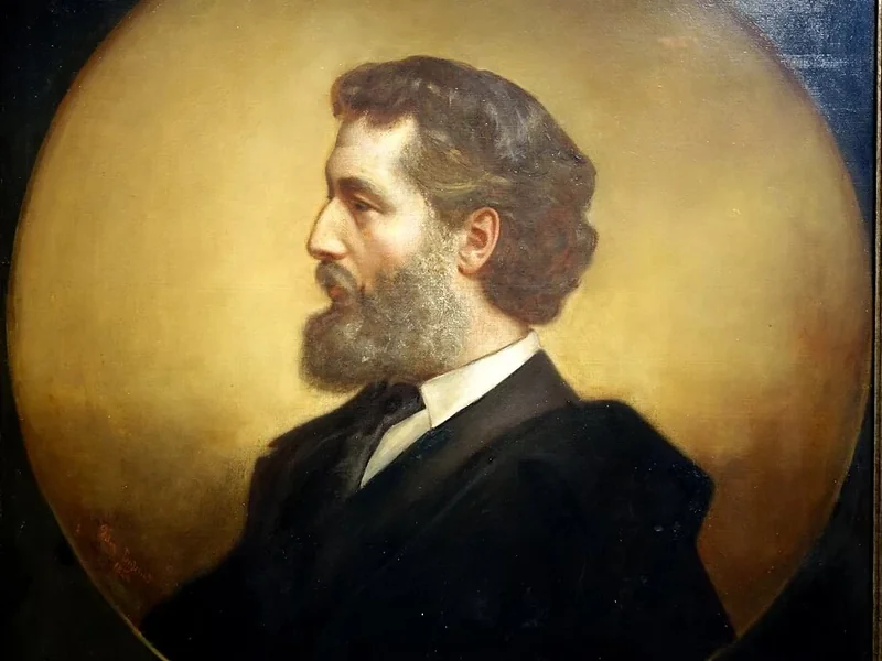 1824-Philippe Félix Dupuis - Ritratto di Sir Frederic Leighton
